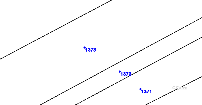 Parcela st. 262/15 v KÚ Komárno, Katastrální mapa