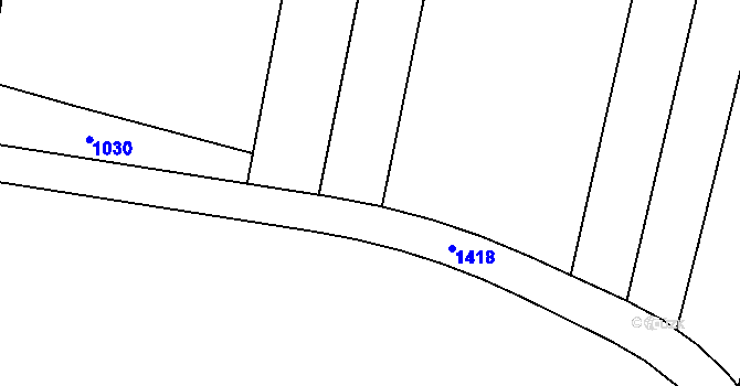 Parcela st. 376/7 v KÚ Komárno, Katastrální mapa