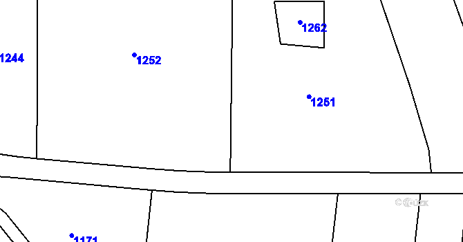 Parcela st. 573/8 v KÚ Komárno, Katastrální mapa