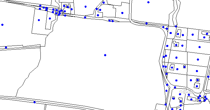 Parcela st. 399/3 v KÚ Komorní Lhotka, Katastrální mapa