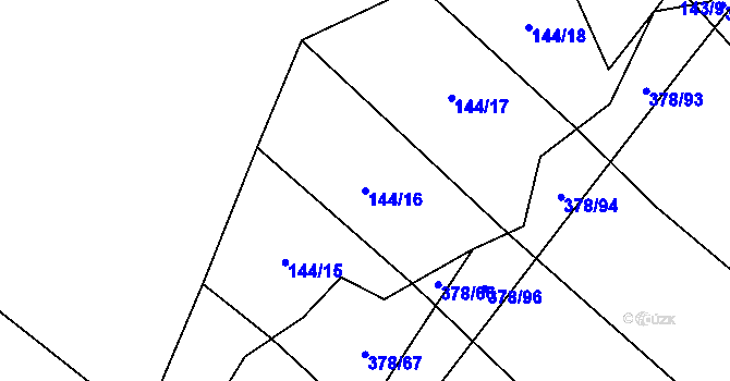 Parcela st. 144/16 v KÚ Kamenice u Konecchlumí, Katastrální mapa