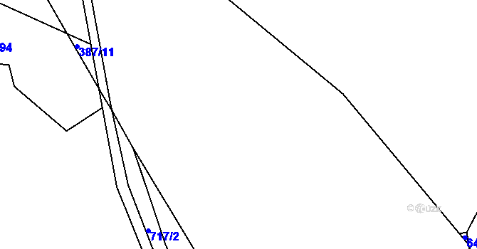 Parcela st. 728/2 v KÚ Koněprusy, Katastrální mapa
