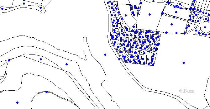 Parcela st. 461/1 v KÚ Koněšín, Katastrální mapa