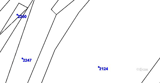 Parcela st. 2122 v KÚ Popice u Znojma, Katastrální mapa
