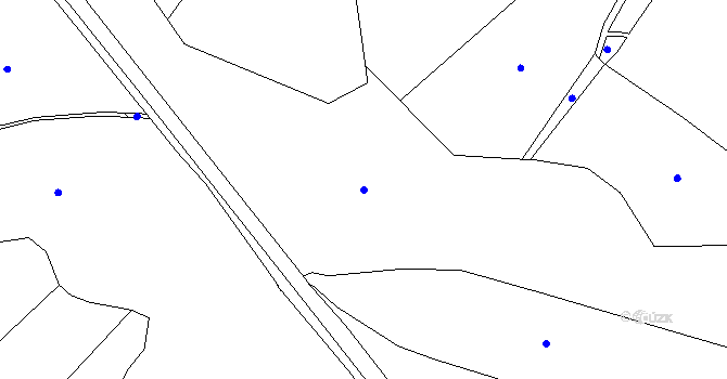 Parcela st. 101/6 v KÚ Konobrže, Katastrální mapa