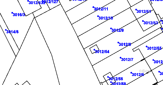 Parcela st. 3011/93 v KÚ Kopřivnice, Katastrální mapa