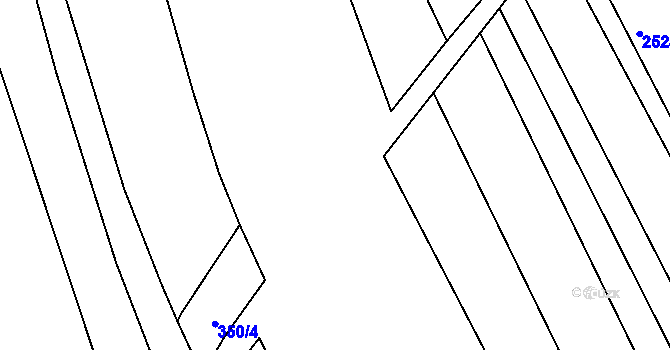Parcela st. 2524/7 v KÚ Koryčany, Katastrální mapa
