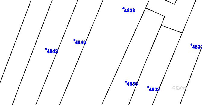 Parcela st. 2696/2 v KÚ Kostelec na Hané, Katastrální mapa