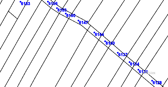 Parcela st. 846/16 v KÚ Kostice, Katastrální mapa