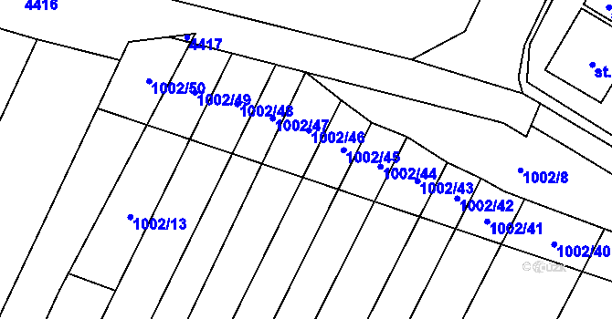 Parcela st. 565/4 v KÚ Kostice, Katastrální mapa