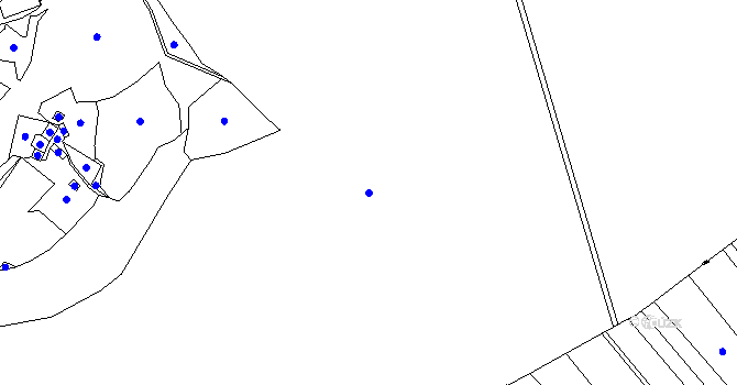 Parcela st. 61/1 v KÚ Košařiska, Katastrální mapa