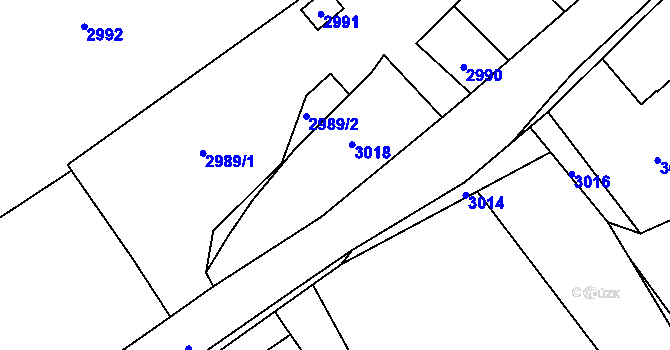 Parcela st. 44 v KÚ Košatka nad Odrou, Katastrální mapa