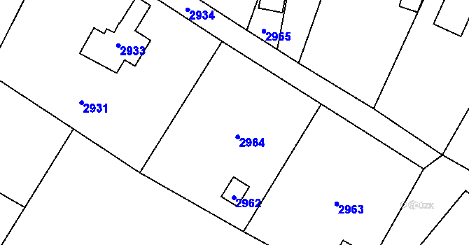 Parcela st. 689/8 v KÚ Košatka nad Odrou, Katastrální mapa