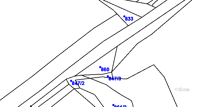 Parcela st. 630/10 v KÚ Kotopeky, Katastrální mapa