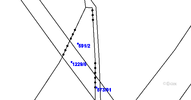 Parcela st. 378/93 v KÚ Chvalovice u Nymburka, Katastrální mapa