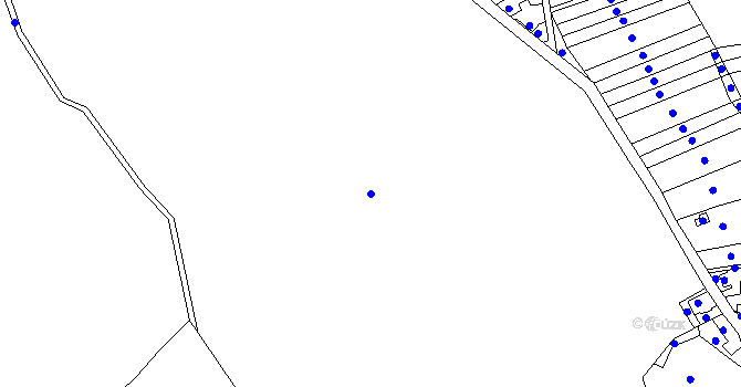 Parcela st. 170/1 v KÚ Hrbokov, Katastrální mapa