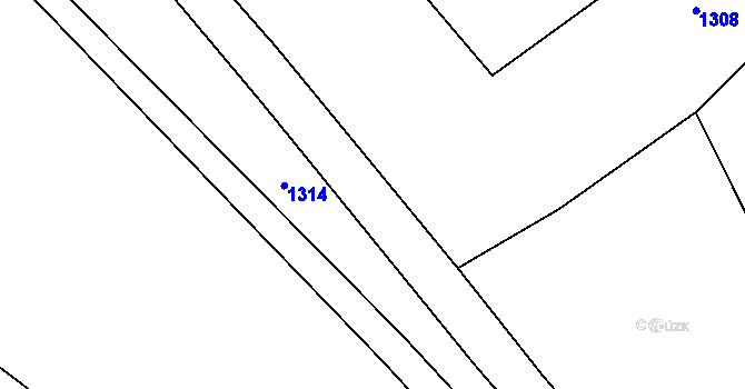 Parcela st. 294 v KÚ Kozly u Loun, Katastrální mapa