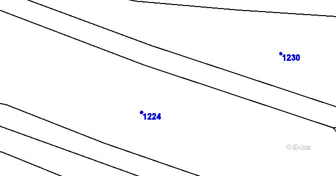 Parcela st. 327/3 v KÚ Kozly u Loun, Katastrální mapa