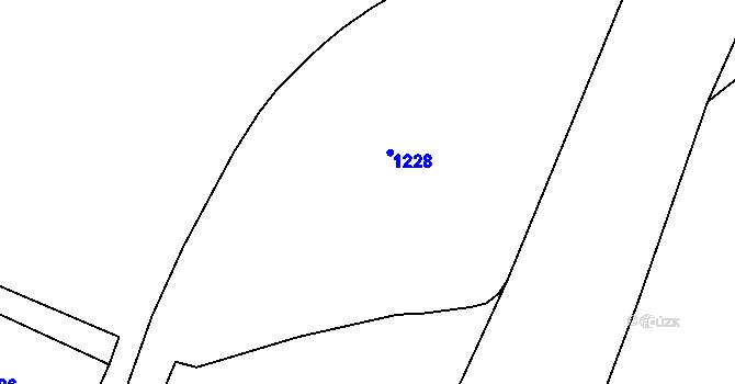 Parcela st. 643/2 v KÚ Kozly u Loun, Katastrální mapa