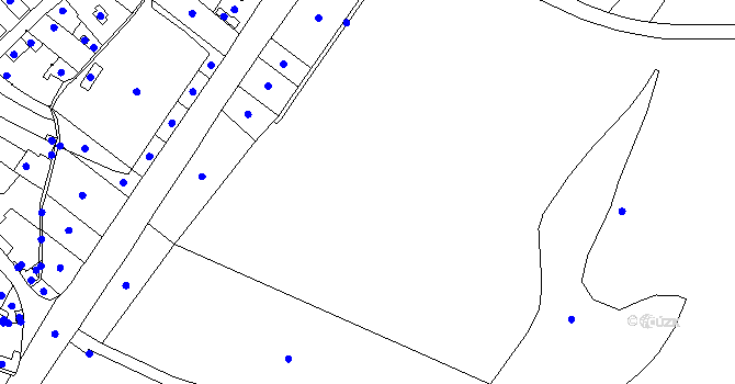 Parcela st. 785/3 v KÚ Kozly u Loun, Katastrální mapa