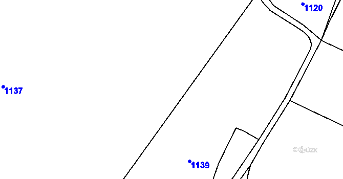 Parcela st. 989/16 v KÚ Kozly u Loun, Katastrální mapa