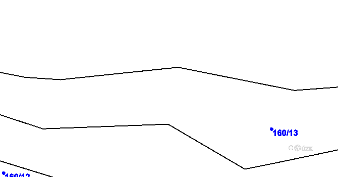 Parcela st. 160/4 v KÚ Myslinka, Katastrální mapa