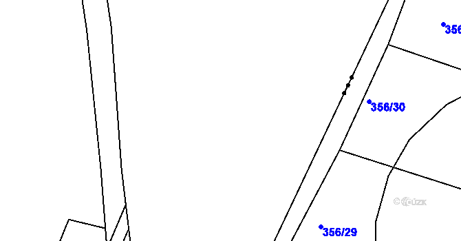 Parcela st. 354/12 v KÚ Kozomín, Katastrální mapa