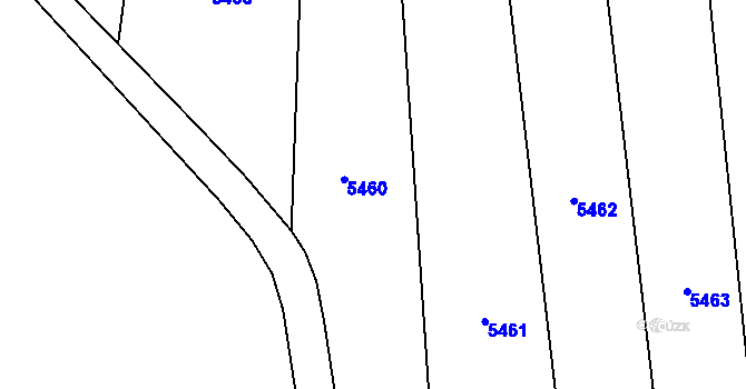 Parcela st. 2809/1 v KÚ Kožlany, Katastrální mapa
