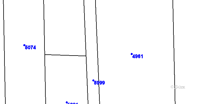 Parcela st. 862/85 v KÚ Kožlany, Katastrální mapa