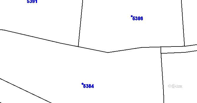 Parcela st. 4312/62 v KÚ Kožlany, Katastrální mapa