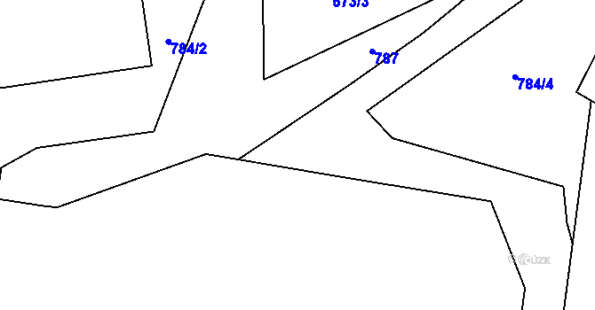 Parcela st. 82/2 v KÚ Květná u Krajkové, Katastrální mapa