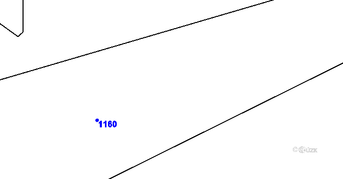 Parcela st. 553/14 v KÚ Krajníčko, Katastrální mapa