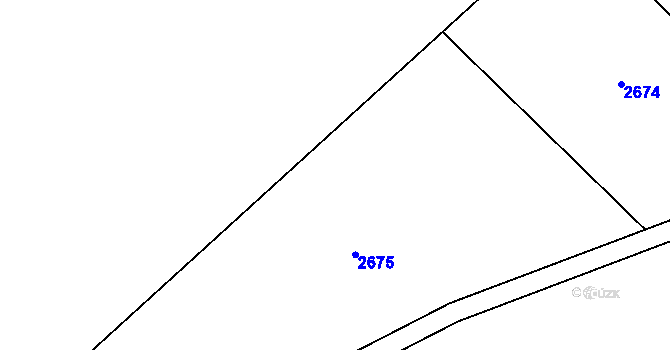 Parcela st. 825/3 v KÚ Laziště, Katastrální mapa