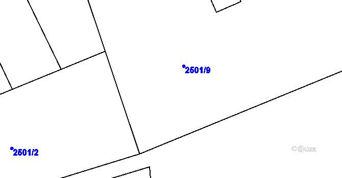 Parcela st. 437 v KÚ Krásná pod Lysou Horou, Katastrální mapa