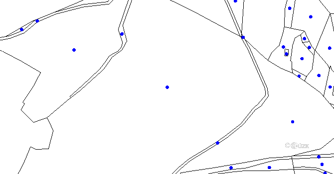 Parcela st. 2545/101 v KÚ Krásná pod Lysou Horou, Katastrální mapa