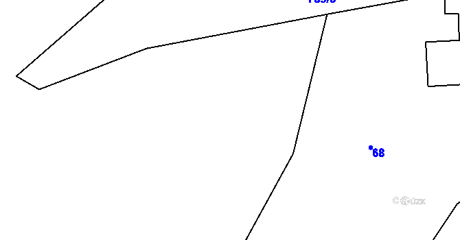 Parcela st. 59 v KÚ Háje nad Teplou, Katastrální mapa