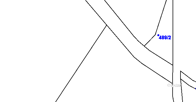 Parcela st. 437 v KÚ Háje nad Teplou, Katastrální mapa