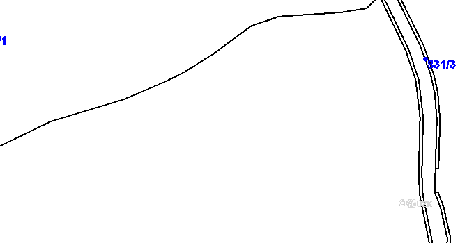 Parcela st. 546/3 v KÚ Háje nad Teplou, Katastrální mapa