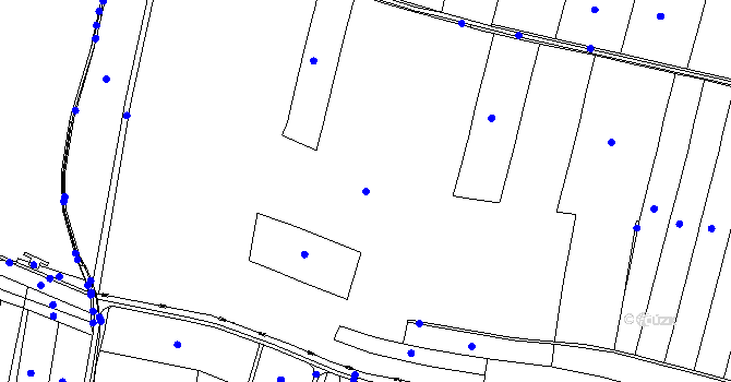 Parcela st. 435/1 v KÚ Kratonohy, Katastrální mapa