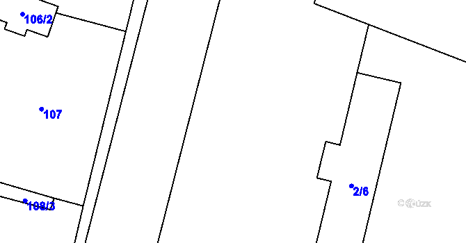 Parcela st. 98/1 v KÚ Kratonohy, Katastrální mapa