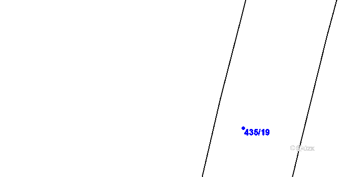 Parcela st. 435/16 v KÚ Kratonohy, Katastrální mapa
