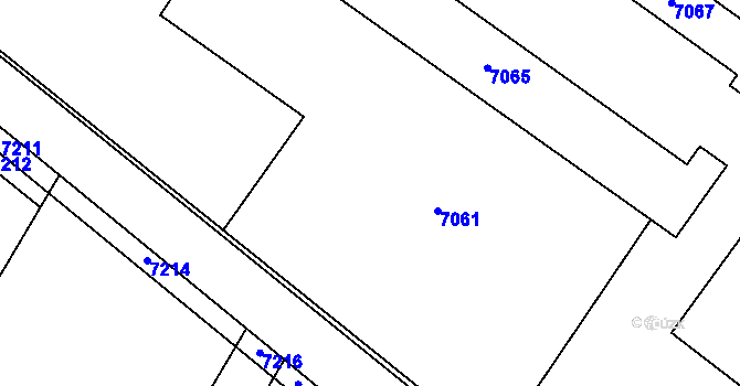 Parcela st. 498/33 v KÚ Krhovice, Katastrální mapa