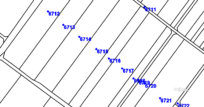 Parcela st. 559 v KÚ Krhovice, Katastrální mapa