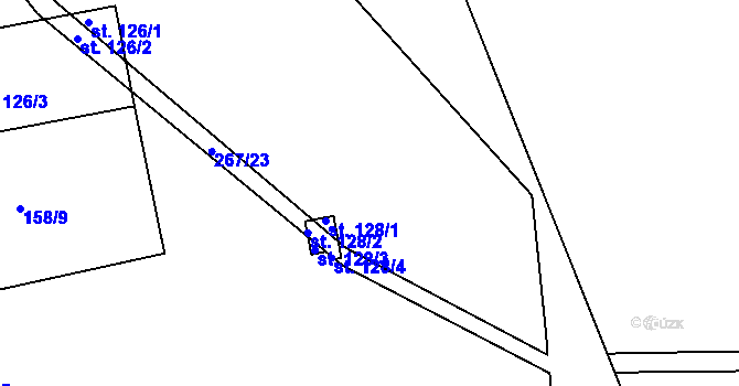 Parcela st. 157/15 v KÚ Kotojedy, Katastrální mapa