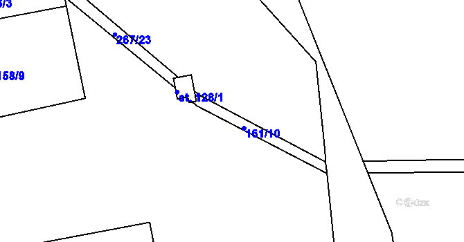 Parcela st. 267/13 v KÚ Kotojedy, Katastrální mapa