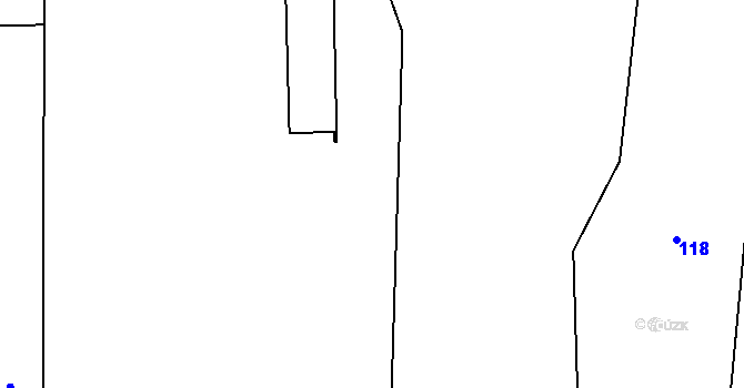 Parcela st. 121/4 v KÚ Kotojedy, Katastrální mapa