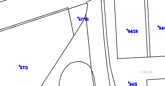Parcela st. 247/16 v KÚ Kotojedy, Katastrální mapa
