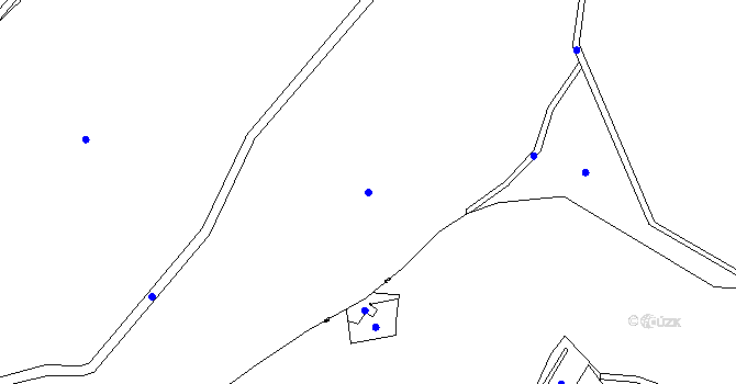 Parcela st. 498/9 v KÚ Horní Světlá pod Luží, Katastrální mapa
