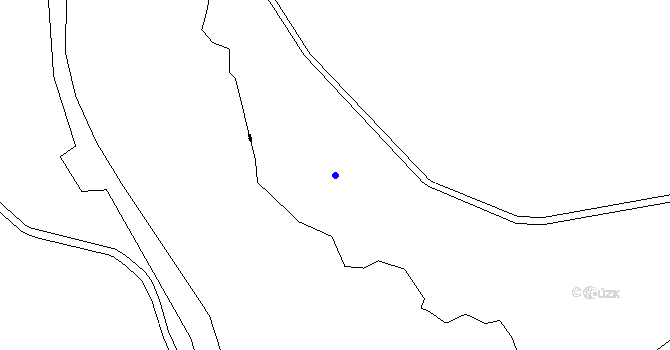 Parcela st. 500/1 v KÚ Horní Světlá pod Luží, Katastrální mapa