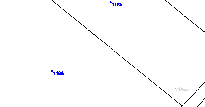Parcela st. 455/69 v KÚ Kroužek, Katastrální mapa